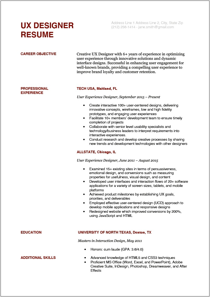 Best Resume Writing For Web Developer