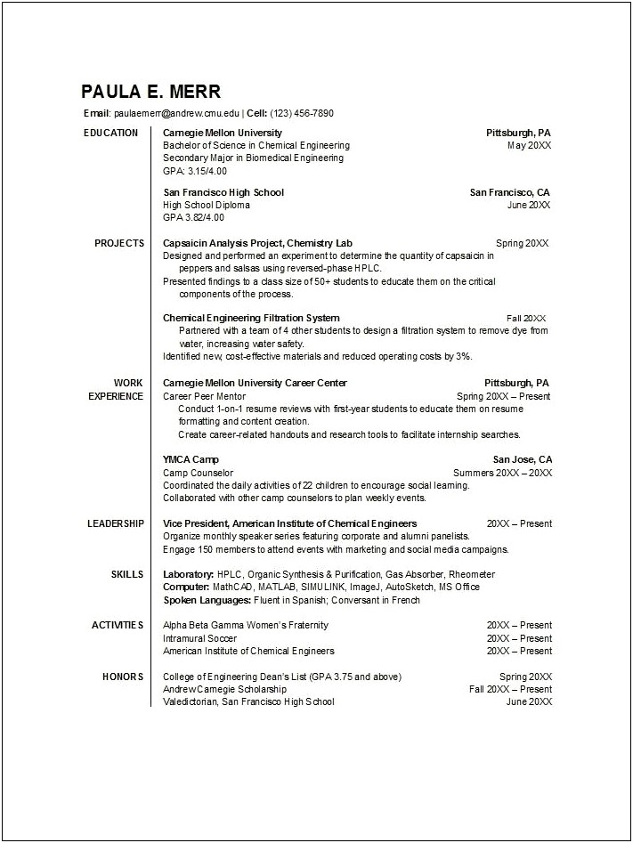 Best Resumes For 45 Year Old Woman