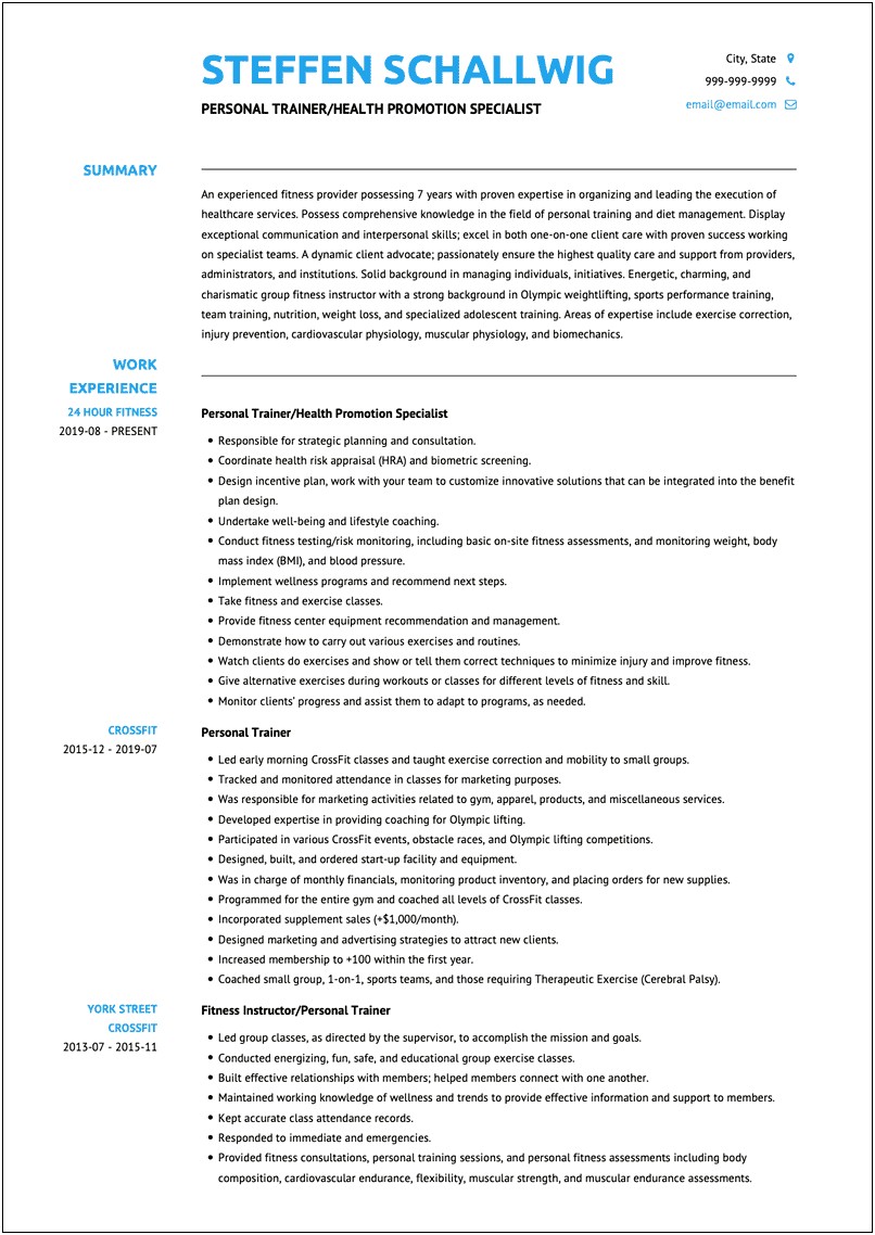 Best Summary For Electrical Instructor On Resume