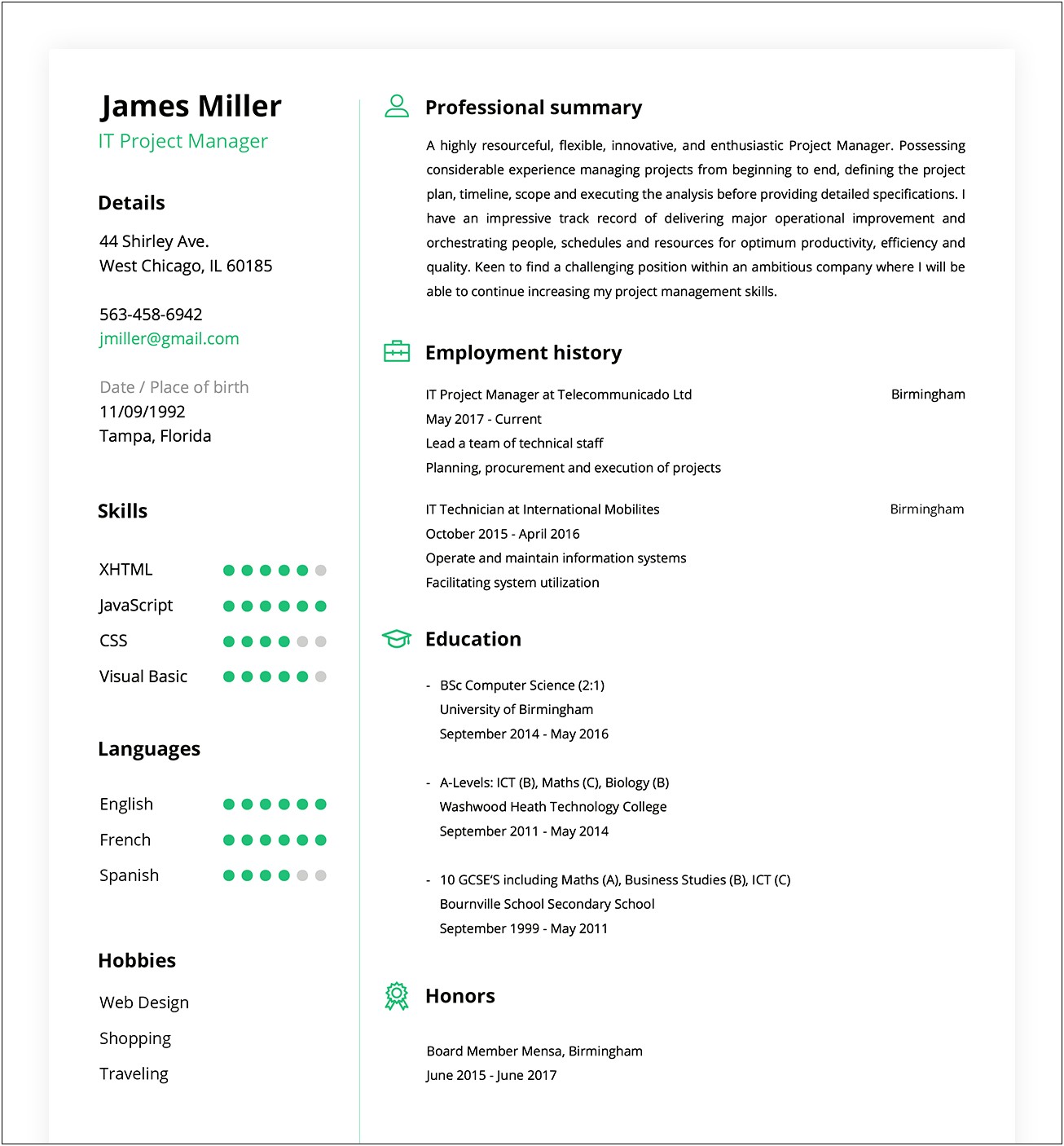 Best Way To Quickly Make A Resume