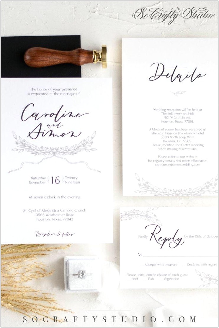 Black And White Wedding Invites Pinterest