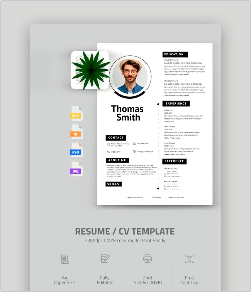 Bootstrap Templates For Resumes One Page