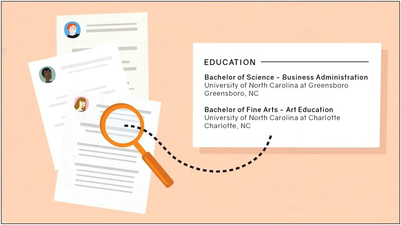 Brief Description Of Education For Resume