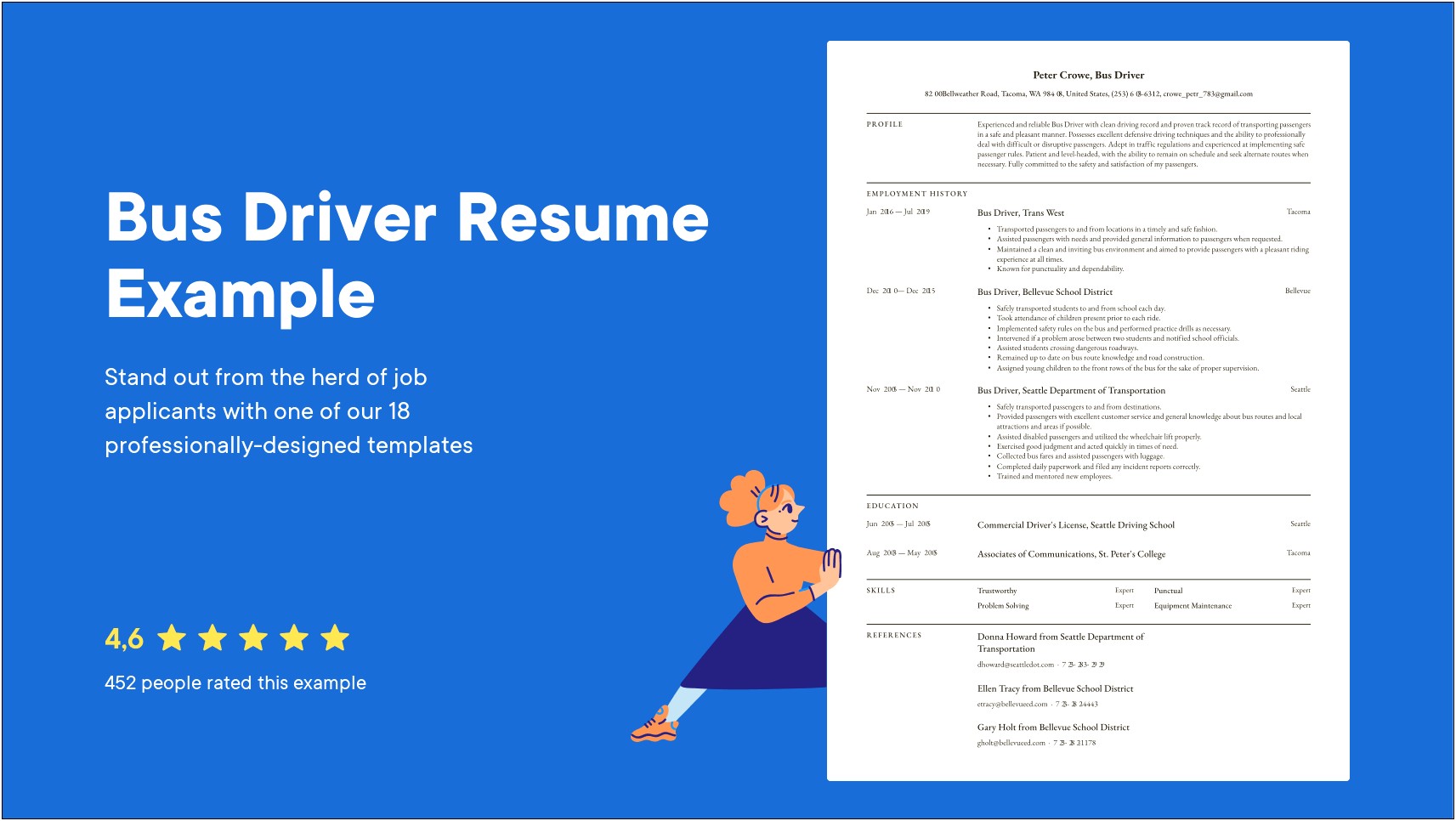 Bus Driver Resume With No Experience