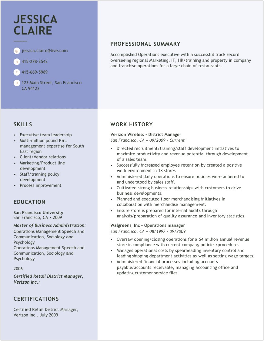 Business Resume Example Business Professional Resumes Templatesresume Help