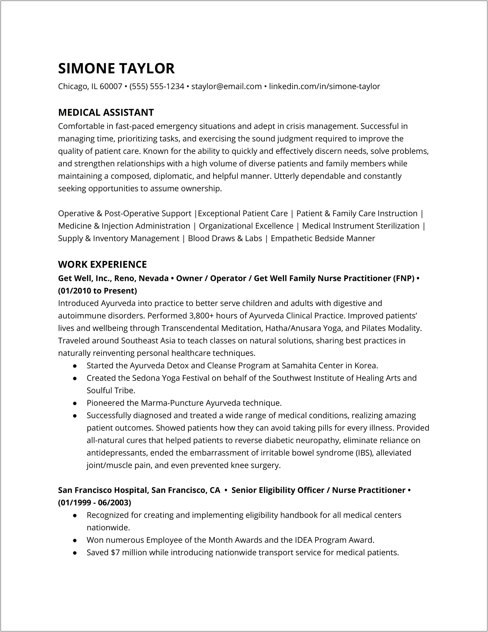 Buzzwords For Skills Section Of Resume