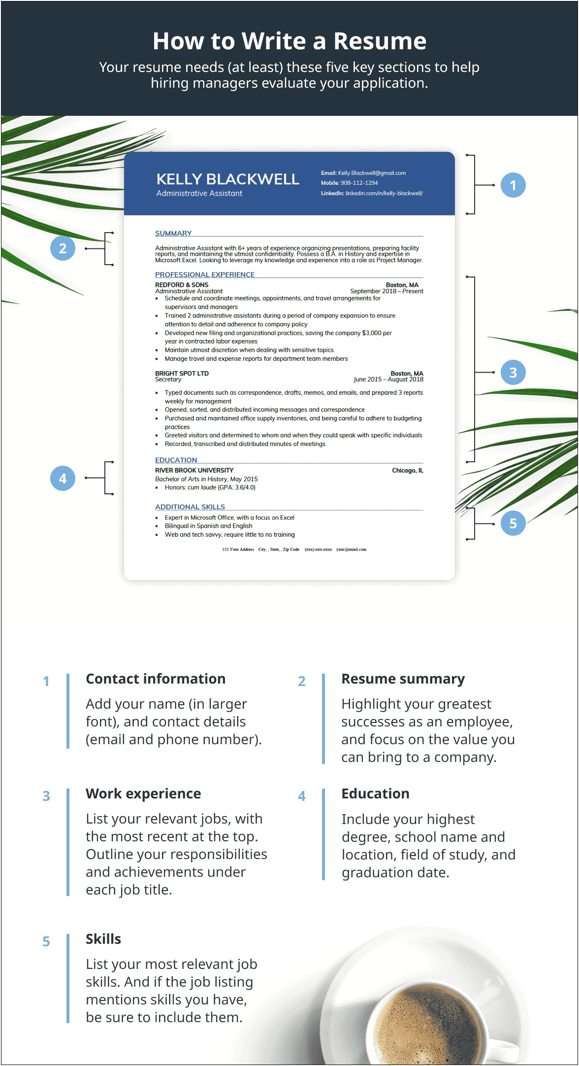 Can A Summary Resume Begin With I Am