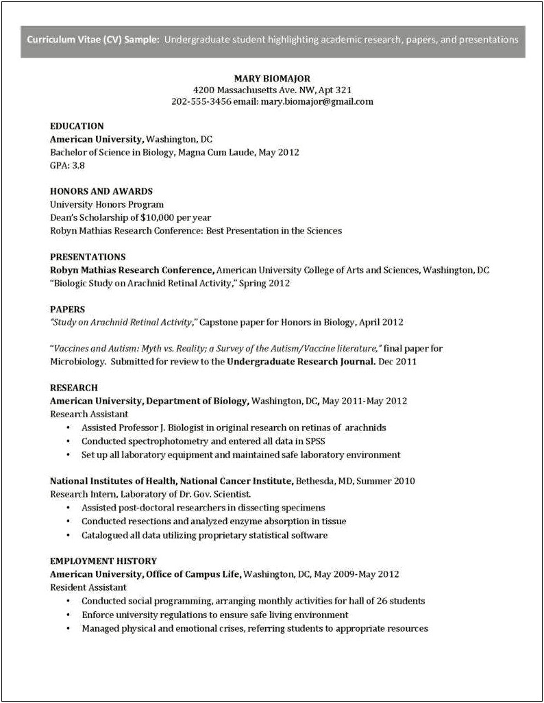 Capstone My First Job Resume Printable Worksheet