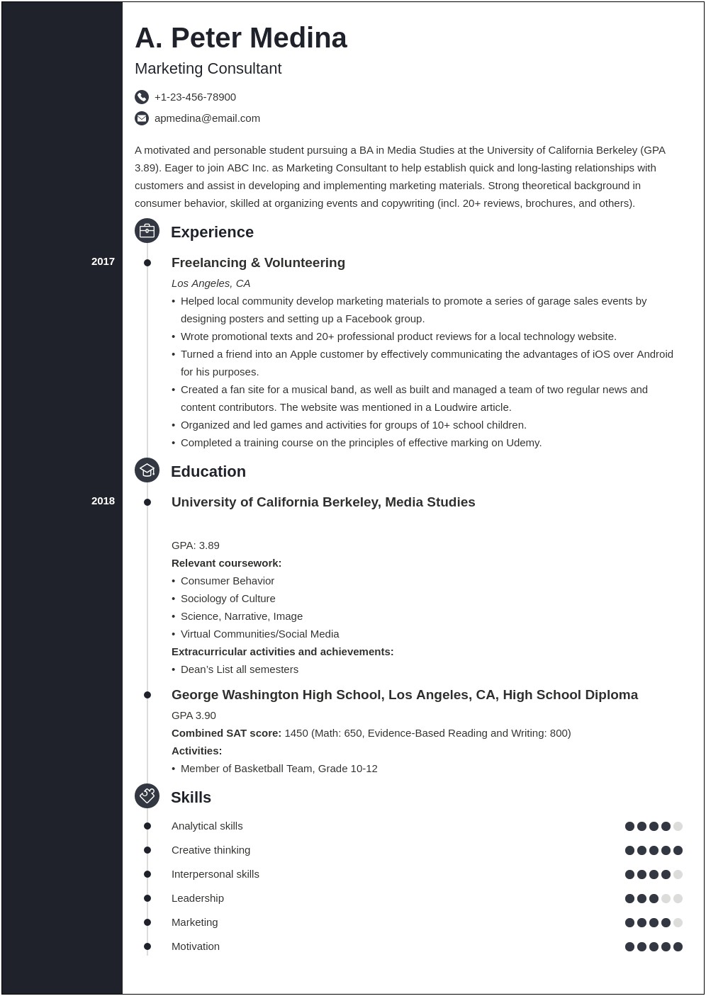 Career Objective Example For Resume Little Experience