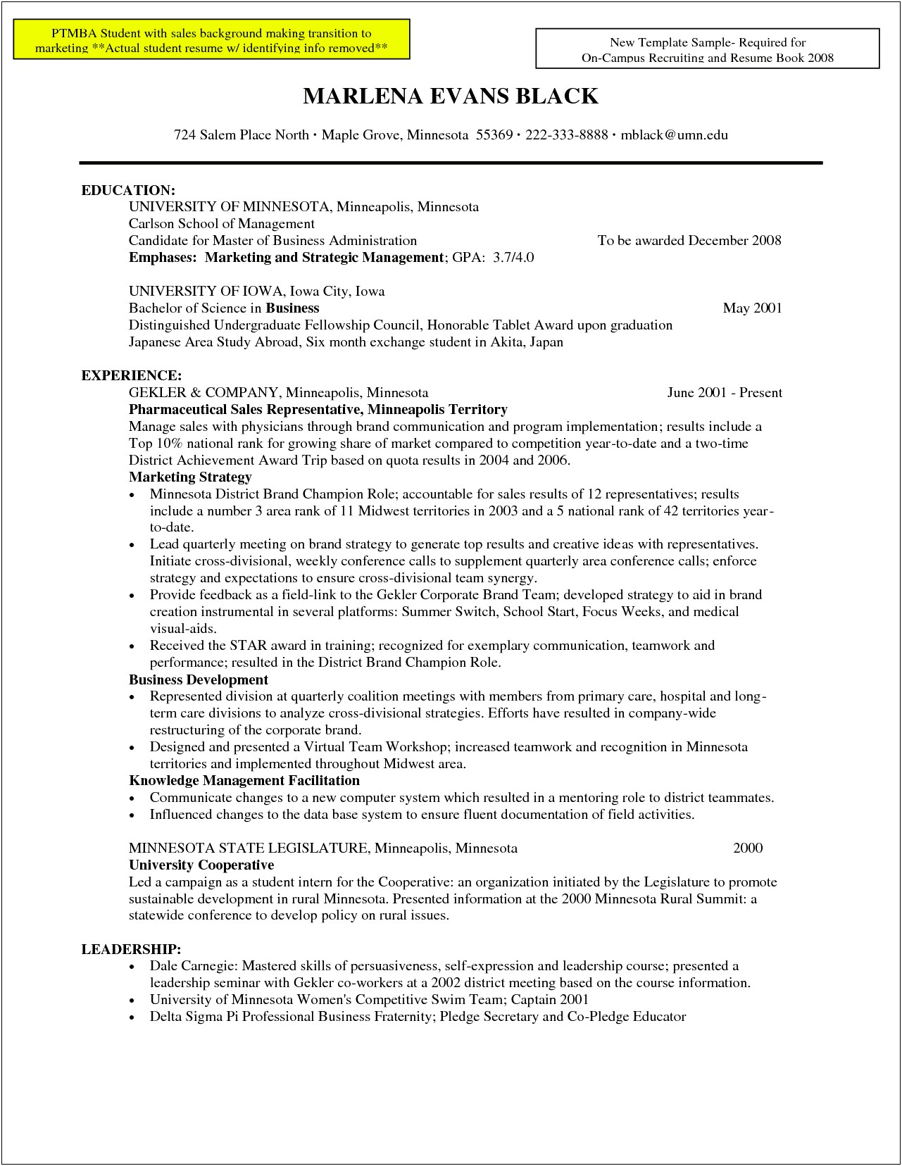 Career Objective Examples For Resume Developer