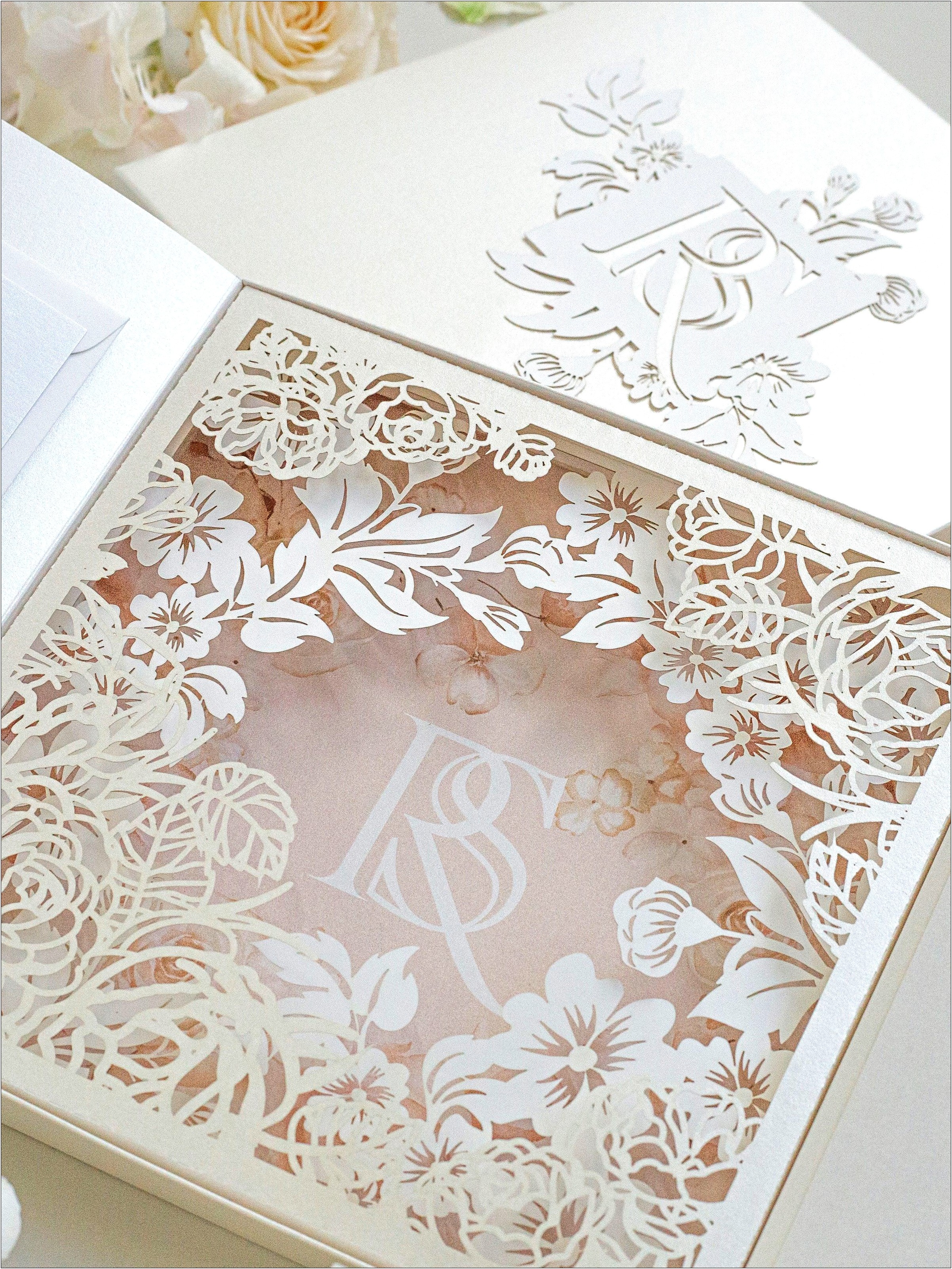 Carlo Cards Couture Silk Wedding Invitation Boxes