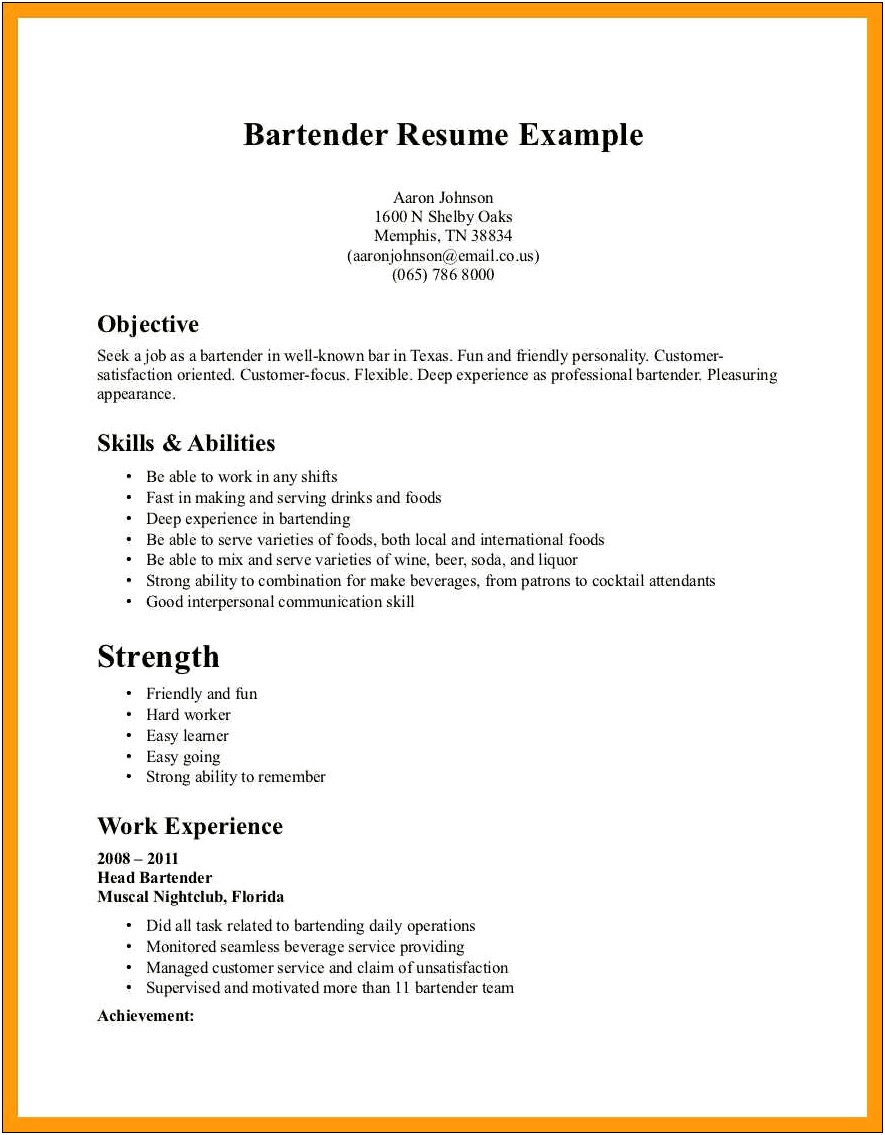 Casino Vp Of Food And Beverage Resume Examples