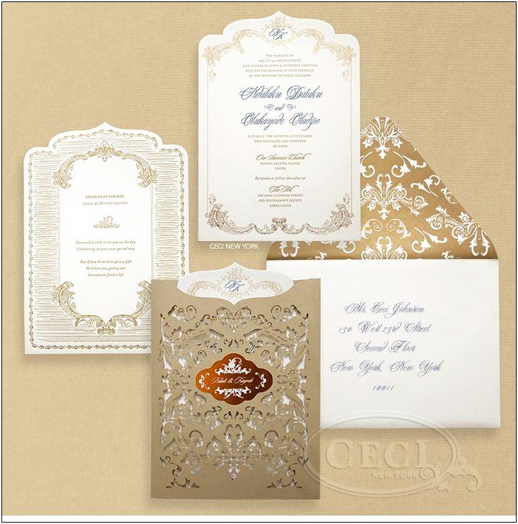 Cee Cee Wedding Invitations New York