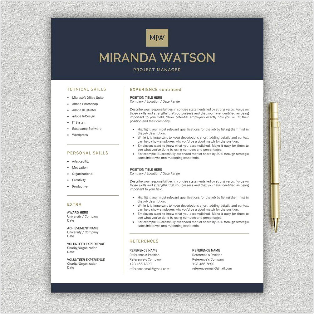 Change Resume To Match Job Description