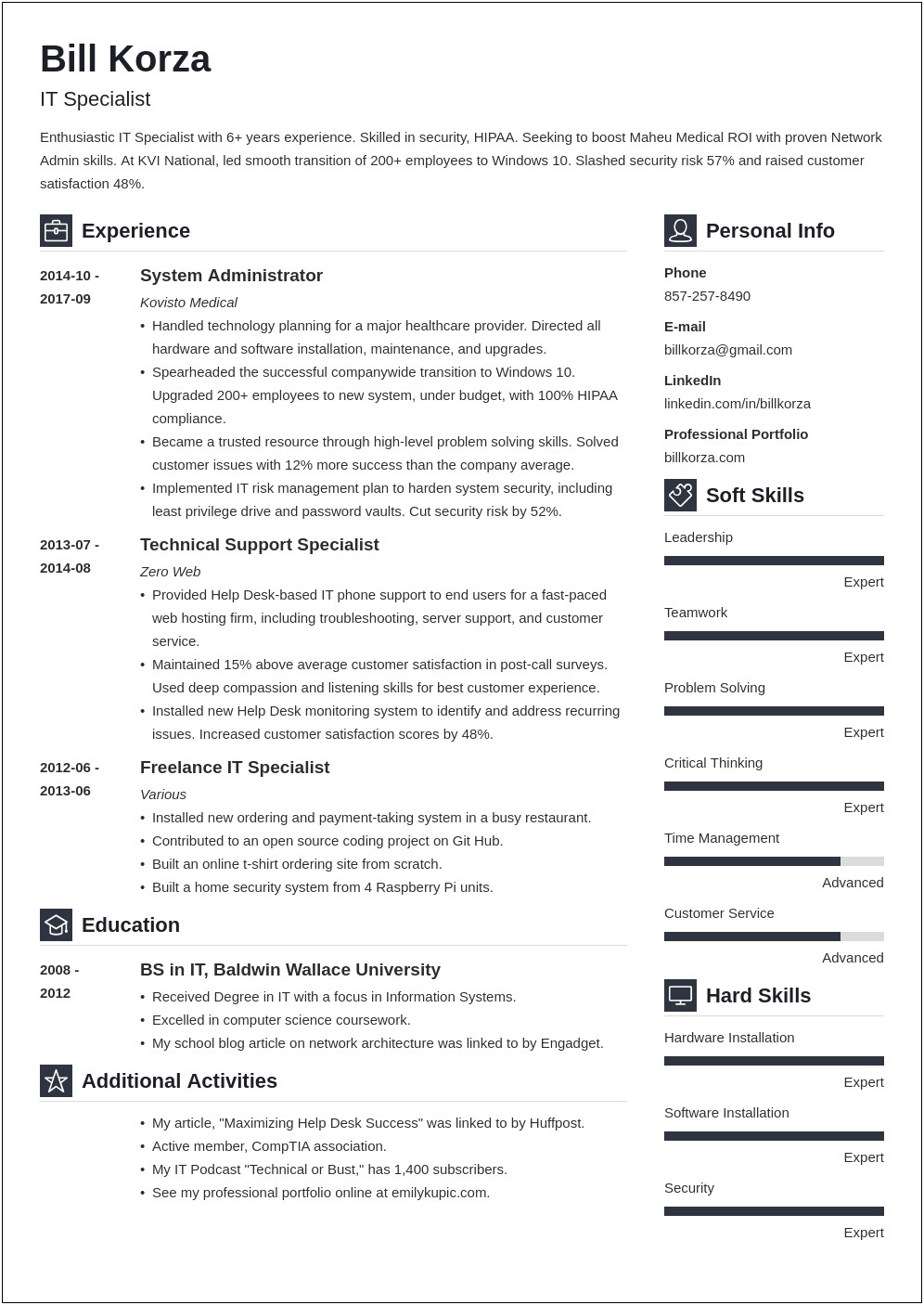 Columbia Bank Customer Service Job Description Resume