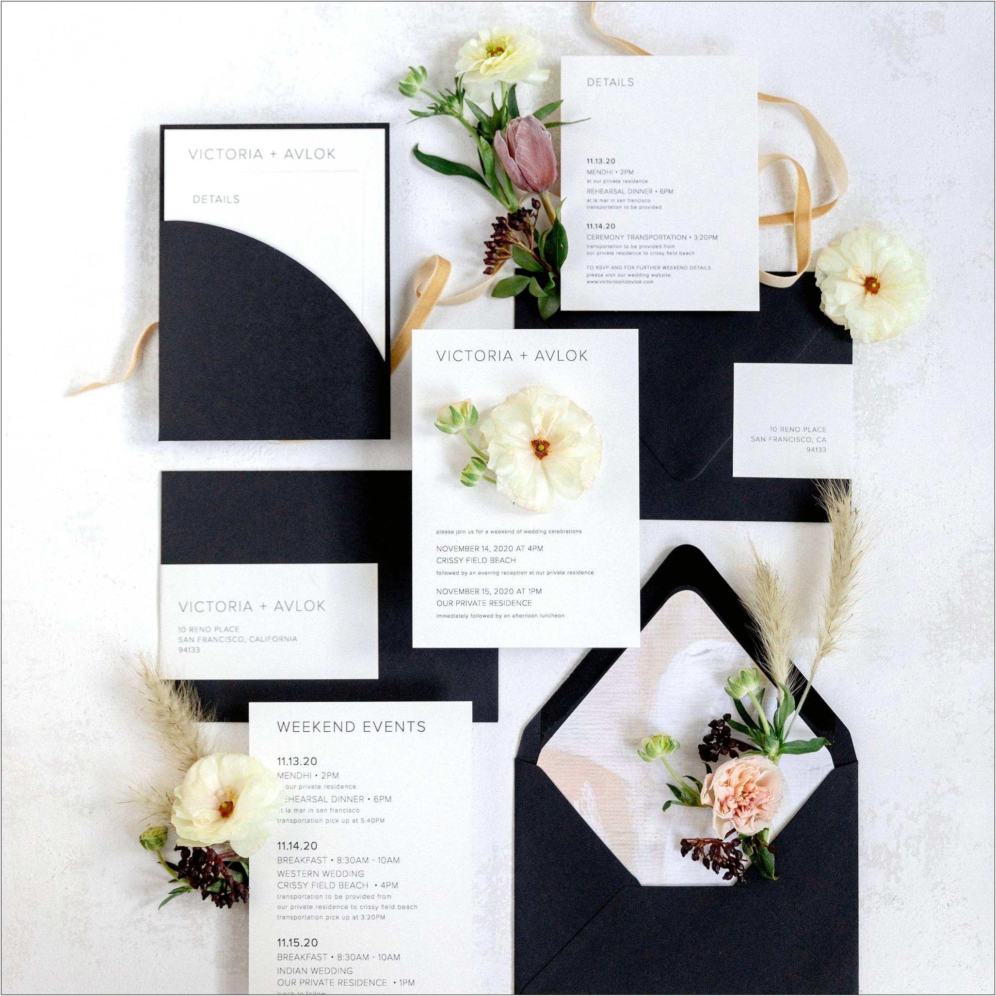 Commonly Used Fonts For Wedding Invitations