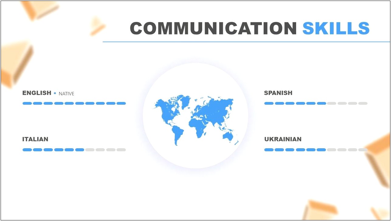 Communication And Presentation Skills For Resume