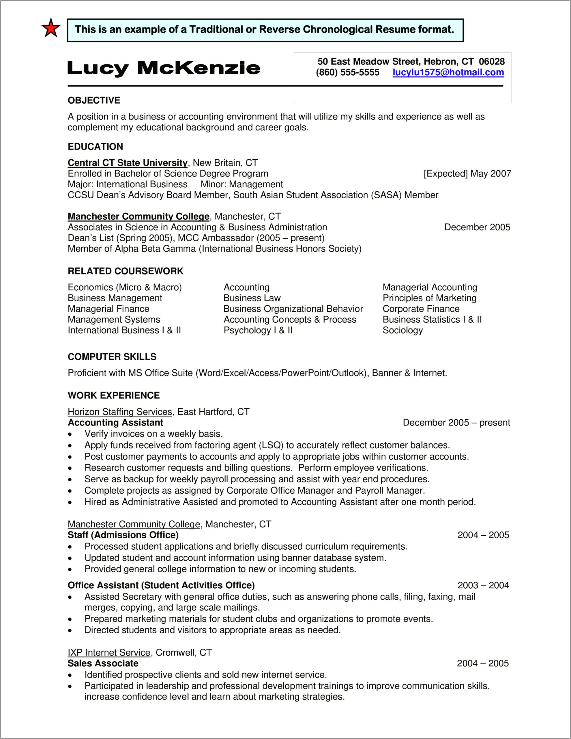 Community College Of Law School Resume