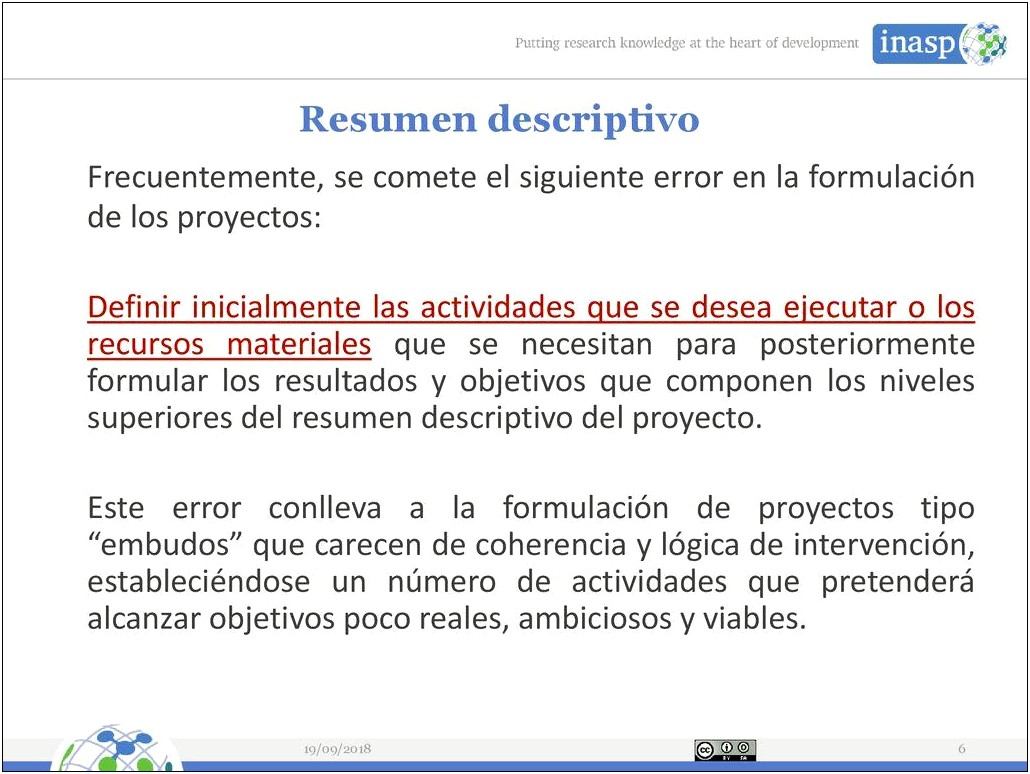 Como Se Realiza Un Resumen Descriptivo