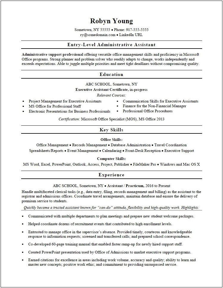 Coordination Of Benefits Worded On Resume