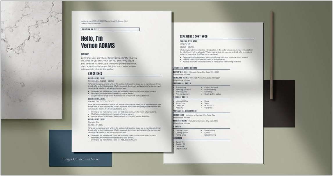 Copy Resume Templates From My Perfect Reusme