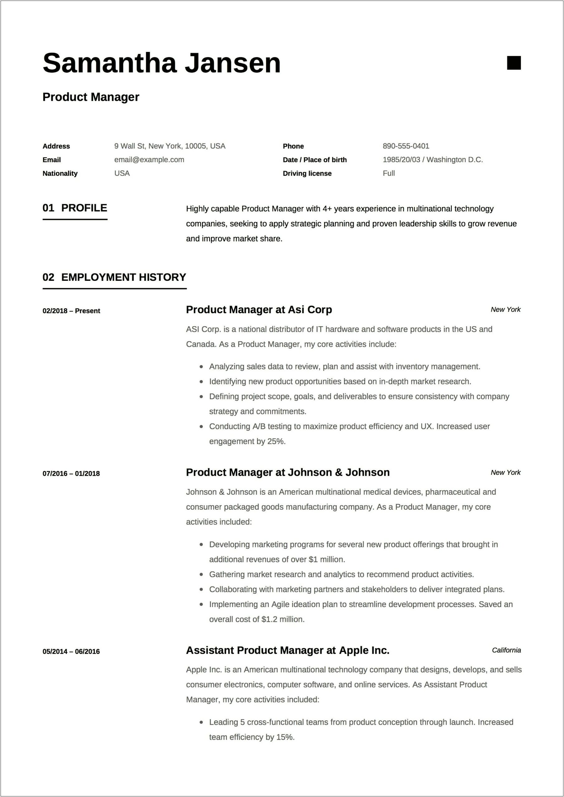 Copywriter Resume Samples With Career Summary Core