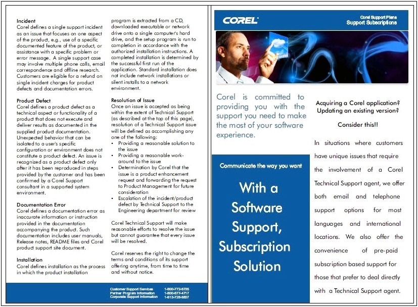 Coreldraw X3 3 Fold Brochure Template Download