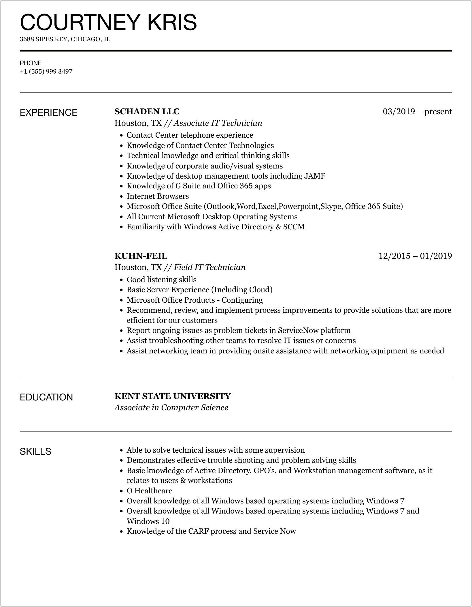 Cover Letter For Resume Computer Repair Networking Av