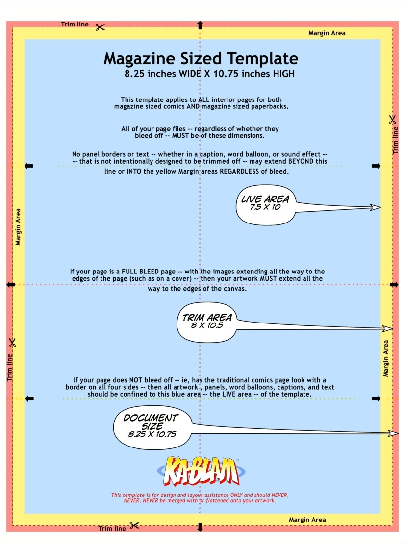 Cover Page Template Borders Comic Download