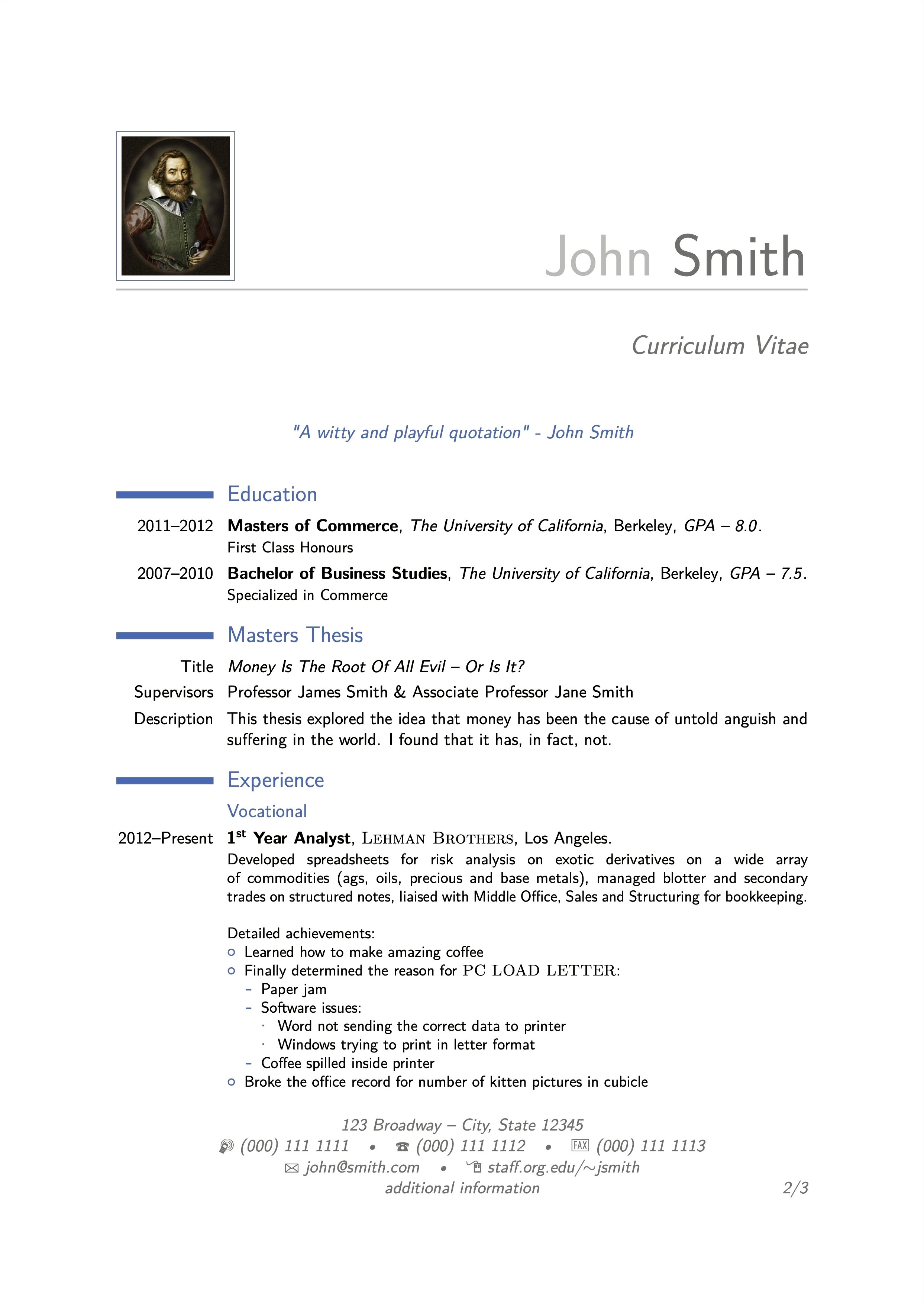 Create A Free Resume To Print