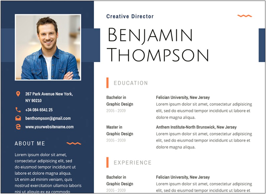 Creative Recruiter Resume Design Templates Word Document