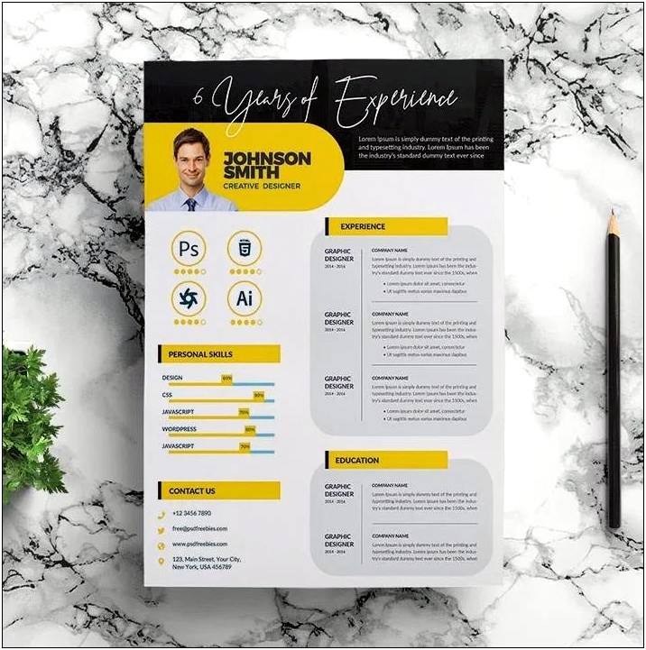 Creative Resume Templates Vector Free Download