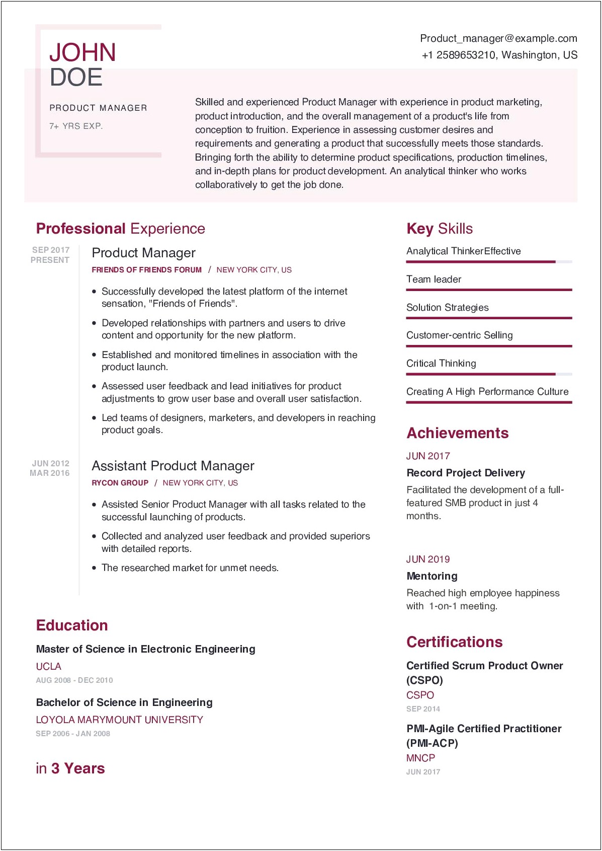 Critical And Analytical Thinking Resume Skills