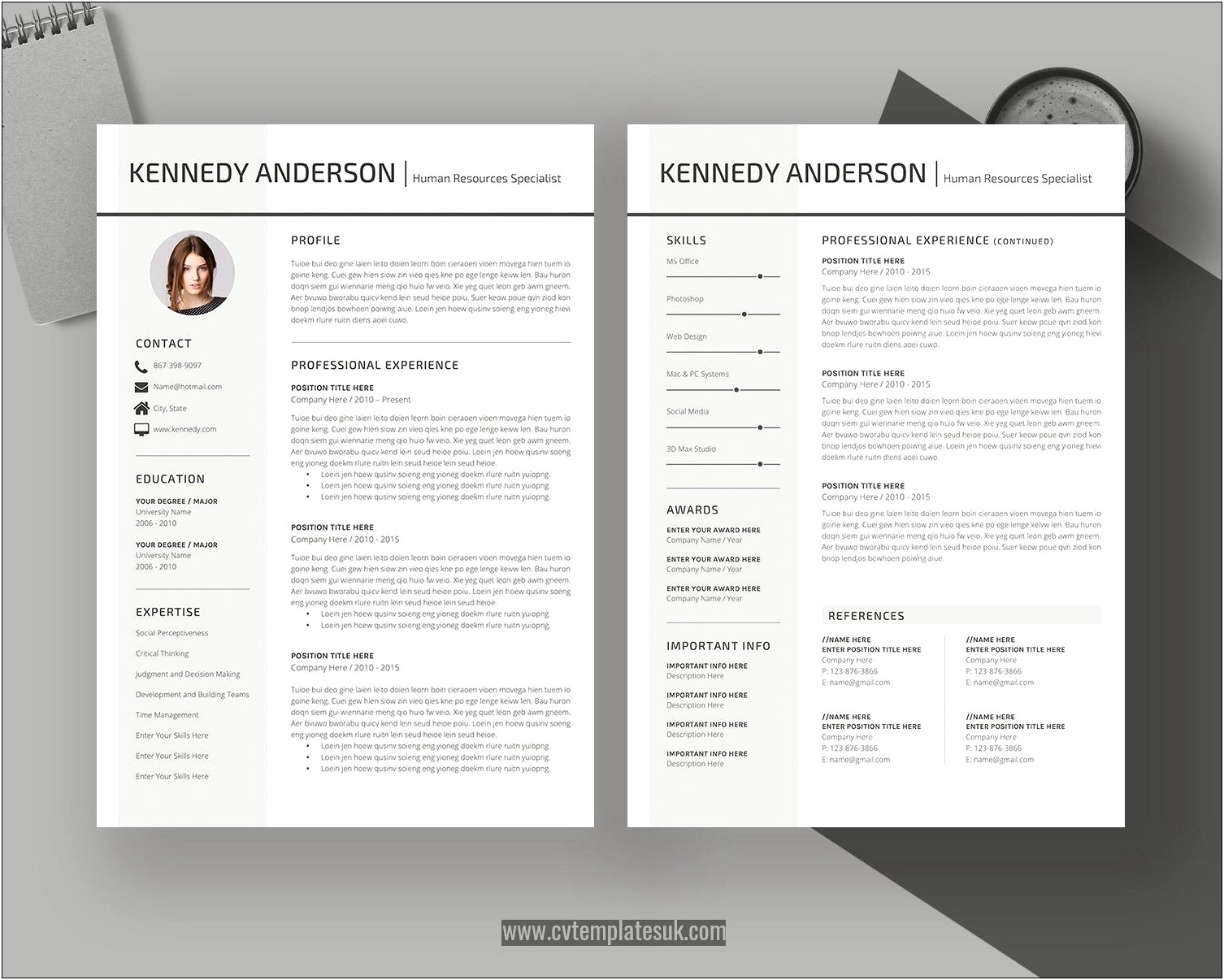 Cubic Resume Template Free Download Word