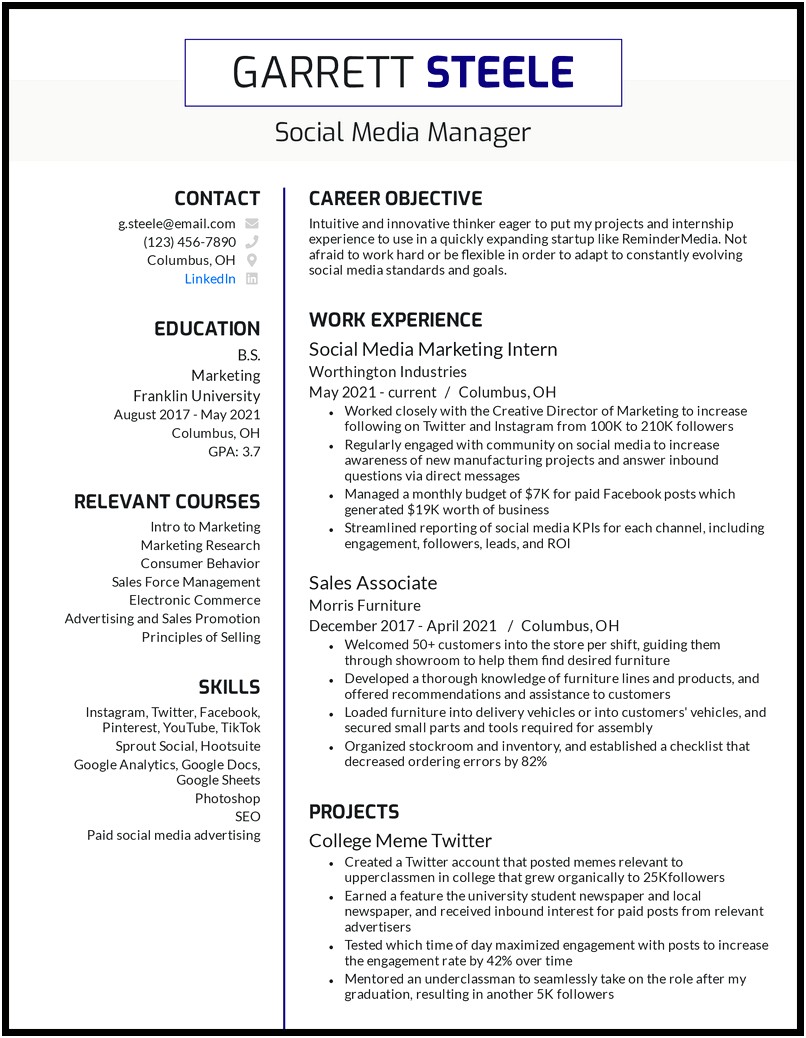 Customer Service Manager Resume Bullet Points Maker