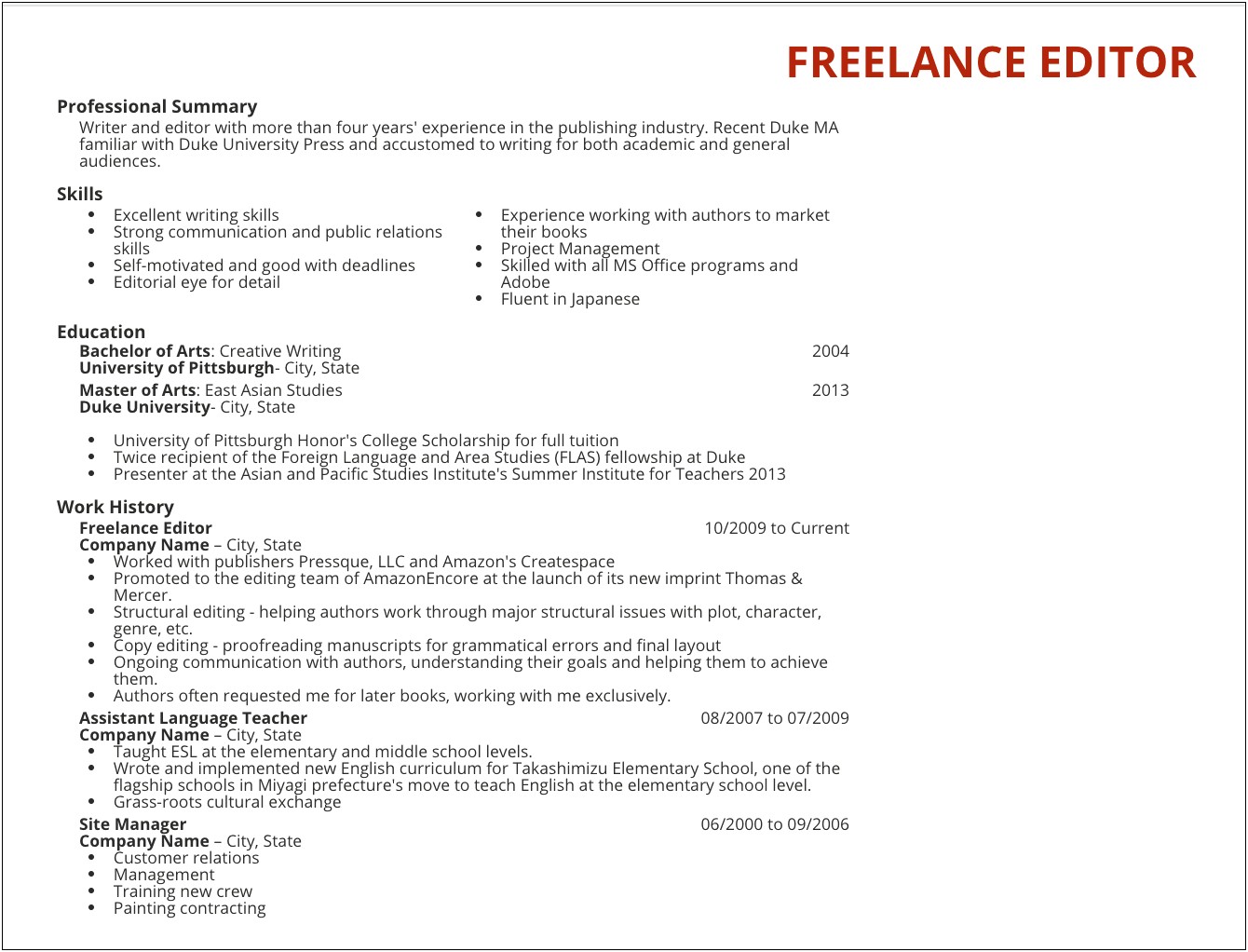 Customer Service Resume Examples Job Hero