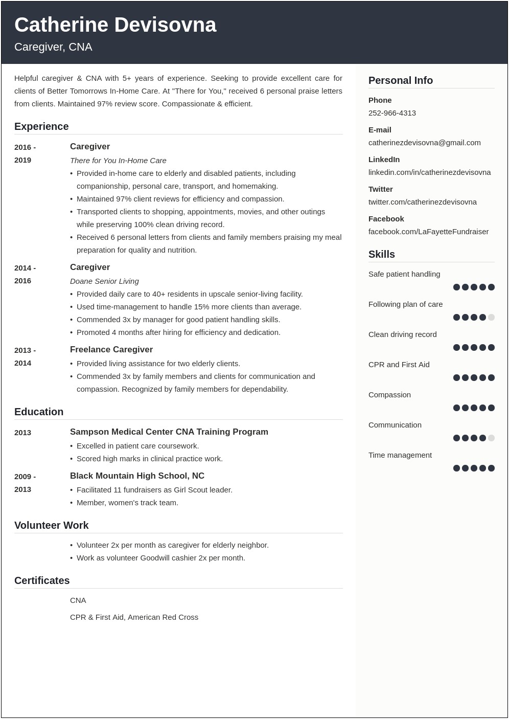 Data Handling As A Skill On Resume