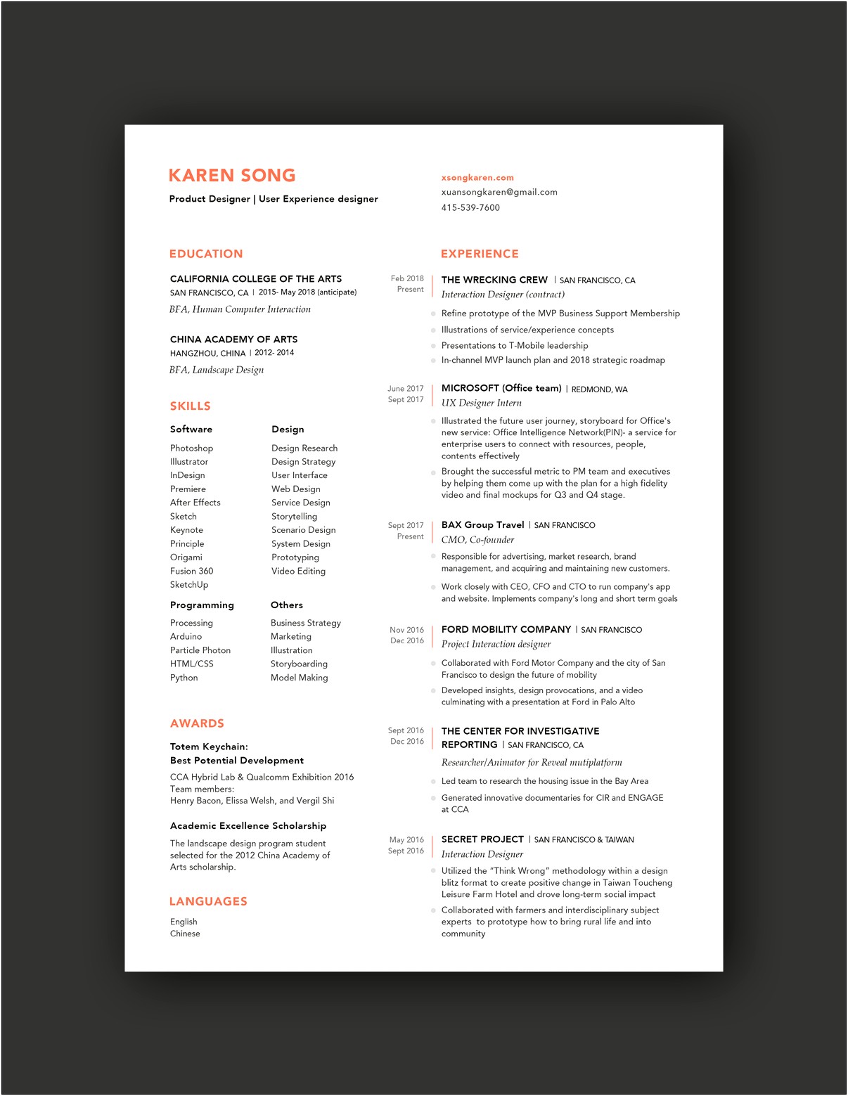 Describing Landscaping Work In A Resume