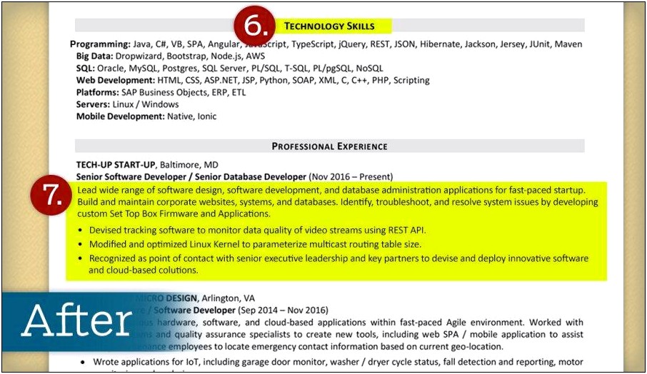 Description Of Etl Based Projects In Resume