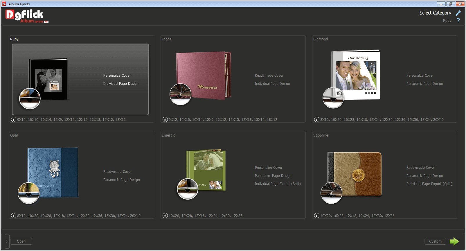 Dgflick Album Xpress Pro 12.0 Templates Download