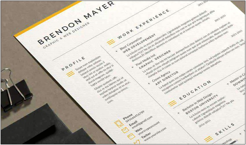 Diamond Resume Cv Template Free Download