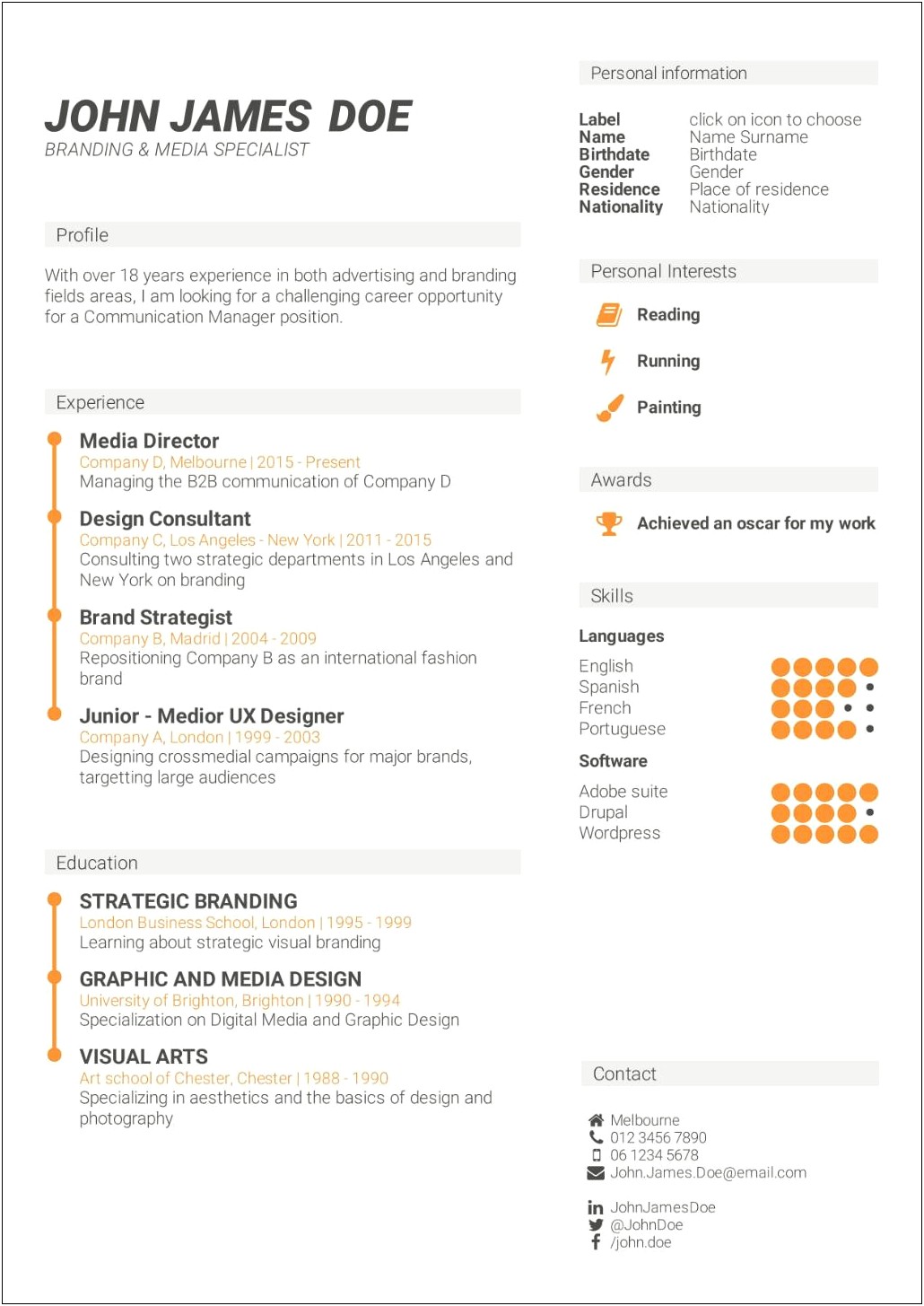 Difference Between Chronological And Skills Resume