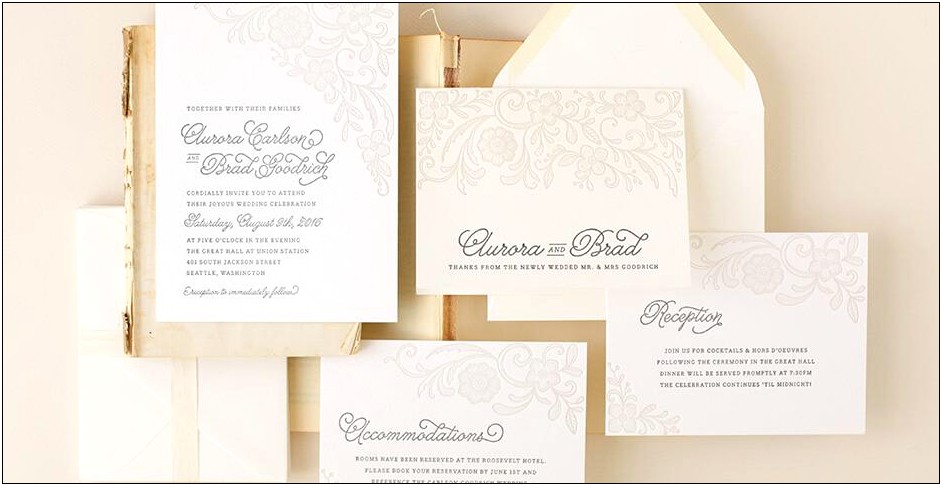 Dinner And Drinks Will Be Served Wedding Invitations