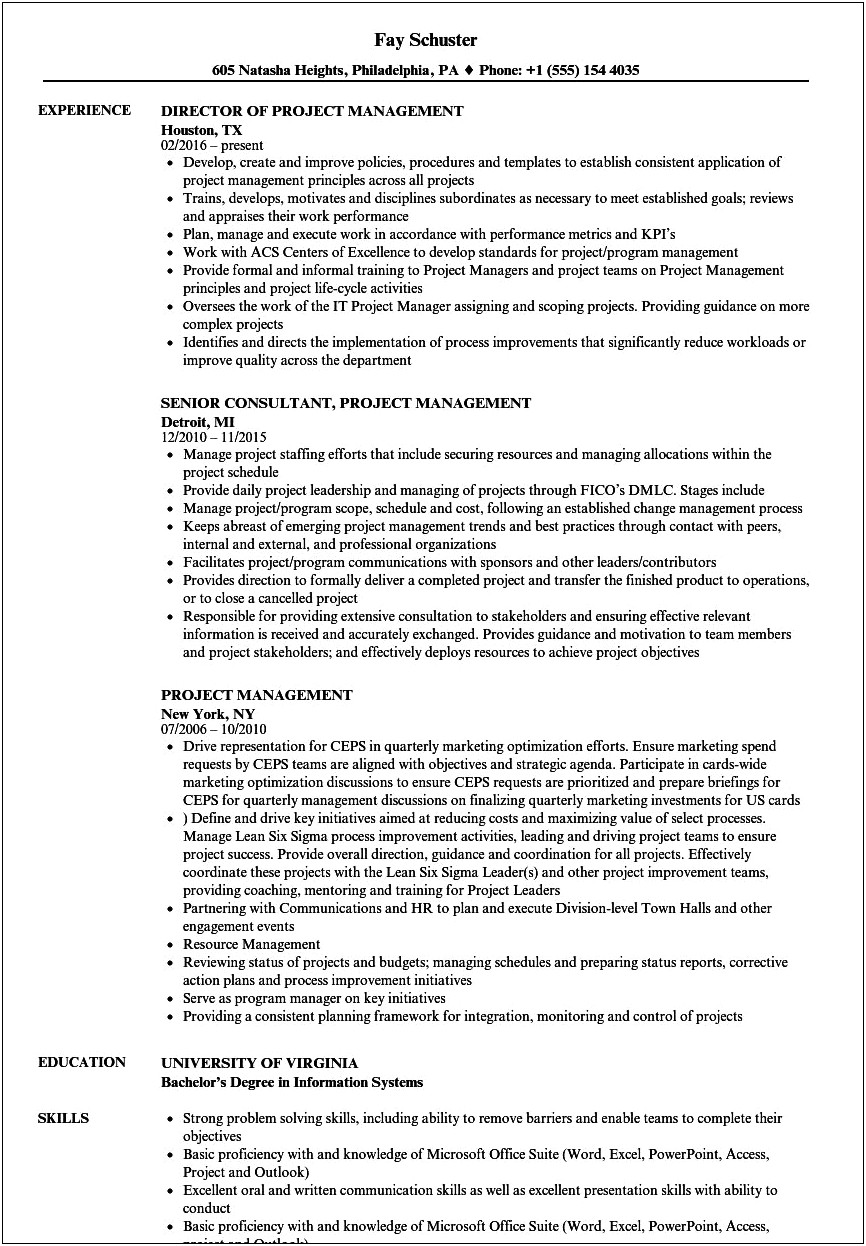 Do I Need Project Experience In Resume