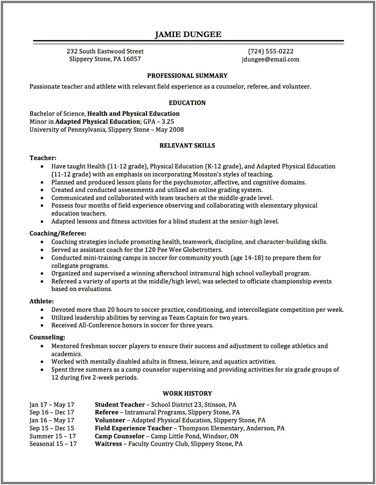 Do Professional Resumes Need An Objective