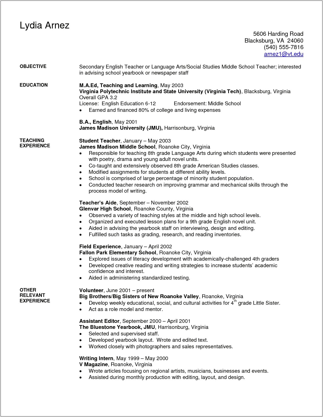 Do Teacher Resumes Need A Cover Letter