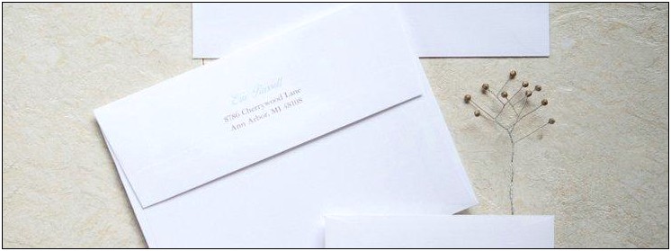 Do You Send Return Envelopes For Wedding Invitation