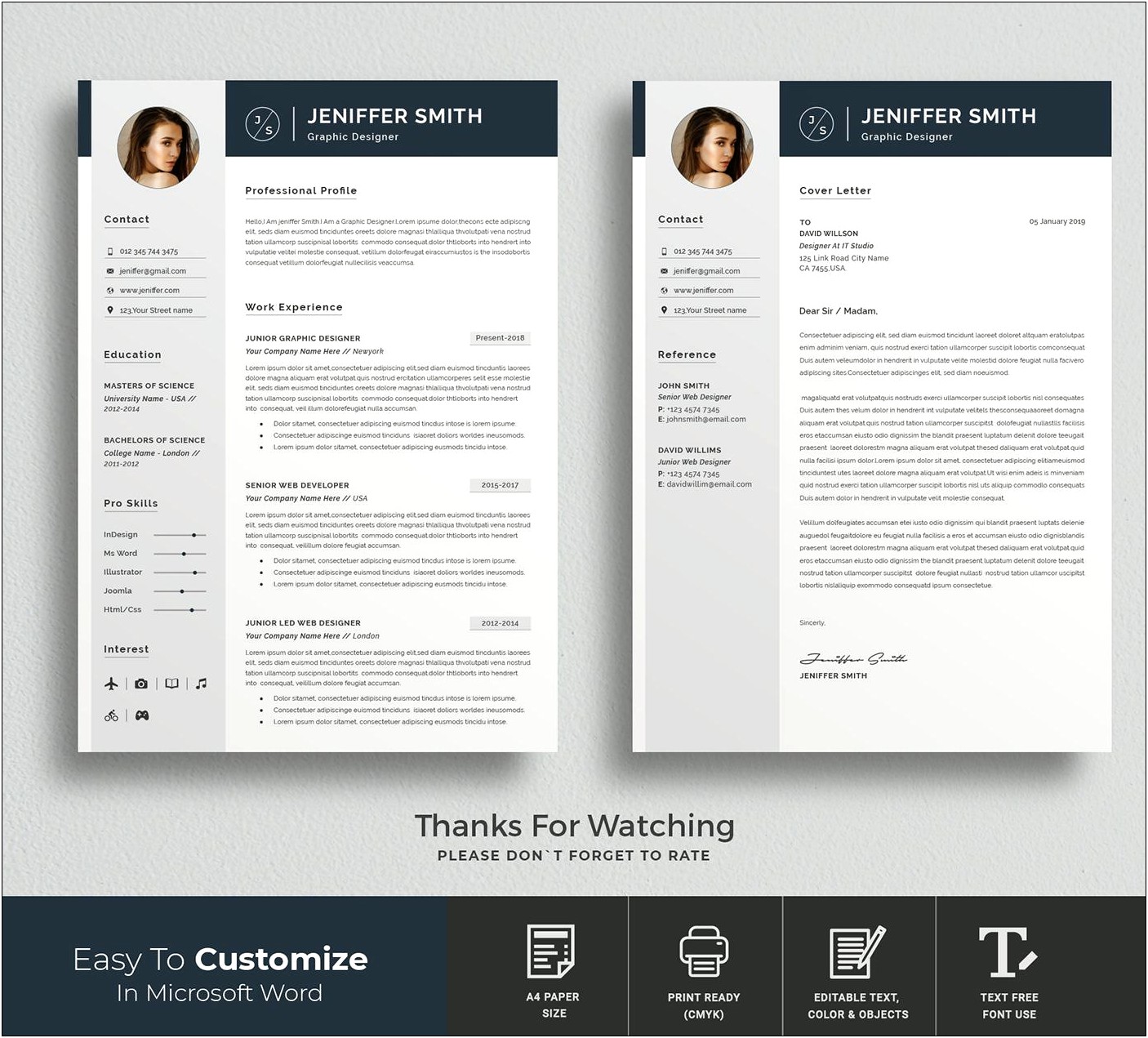 Download Free Professional Resume Templates Word