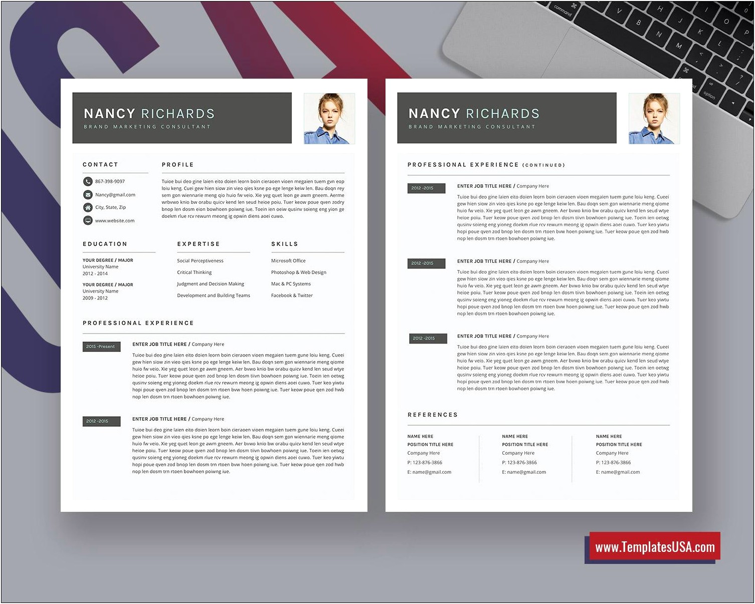 Downloadable Resumes Templates For Microsoft Office