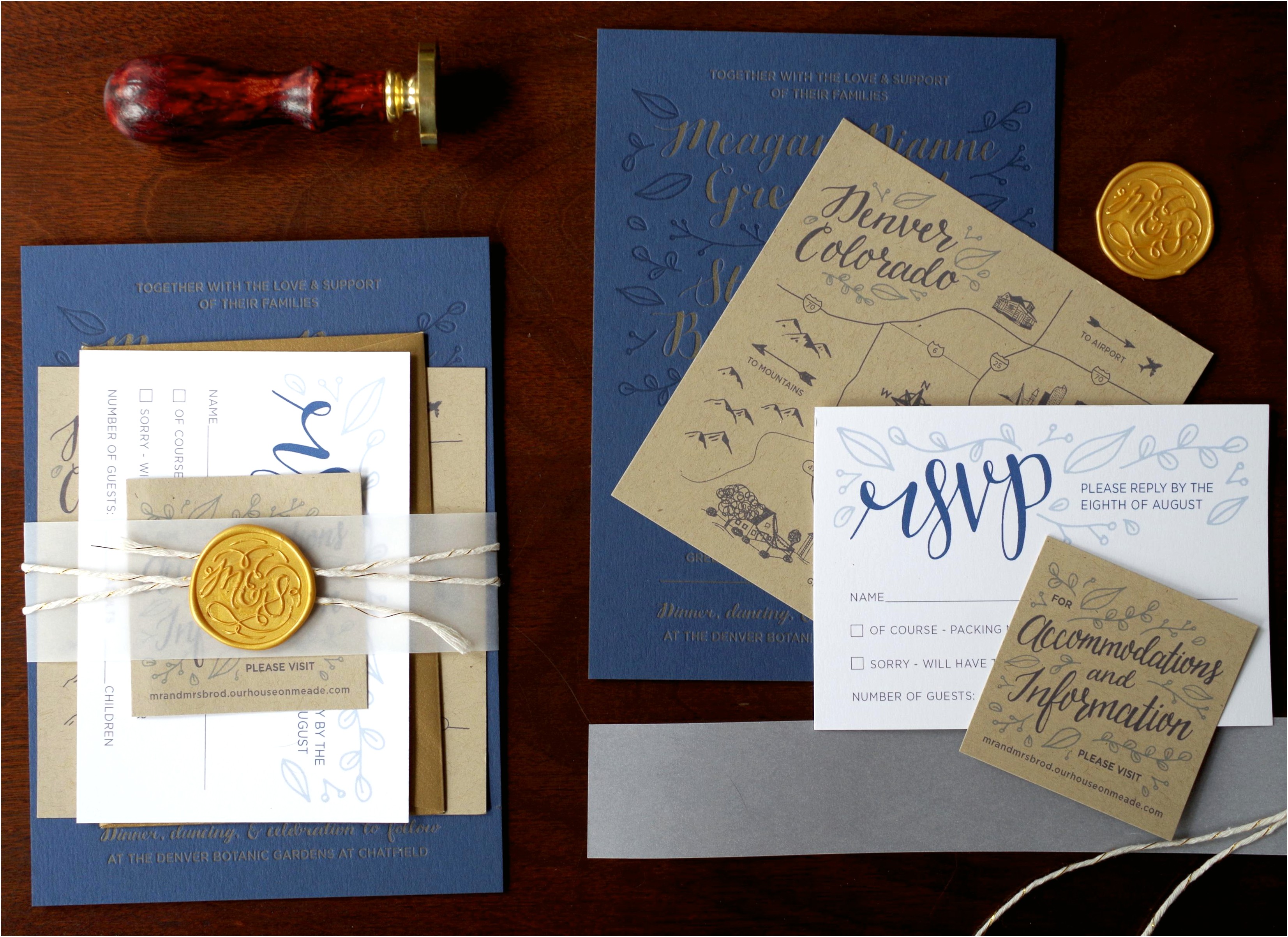 Easiest Way To Stuff Wedding Invitations